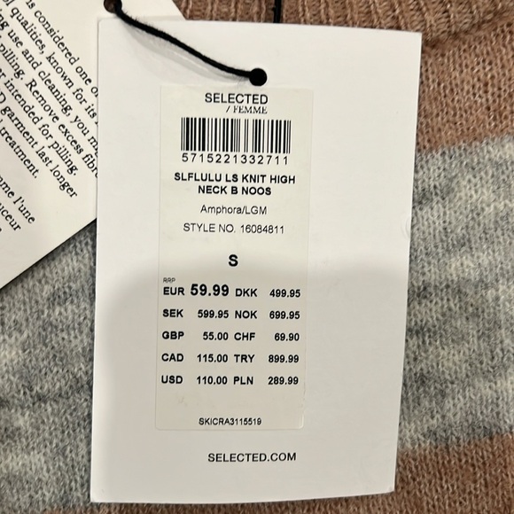 Warm winter knit sweater! Alpaca wool blend! - Picture 3 of 9